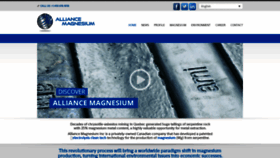 What Alliancemagnesium.com website looked like in 2019 (4 years ago)
