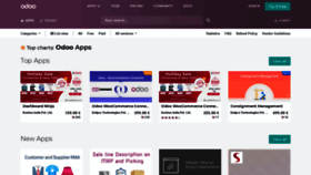 What Apps.odoo.com website looked like in 2019 (4 years ago)