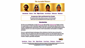 What Ascendedmastersoflight.com website looked like in 2019 (4 years ago)