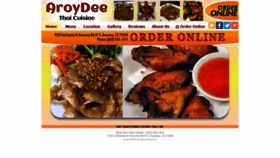 What Aroydeethaihouston.com website looked like in 2019 (4 years ago)