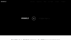 What Anakle.com website looked like in 2019 (4 years ago)