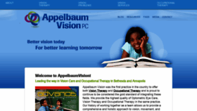 What Appelbaumvision.com website looked like in 2019 (4 years ago)
