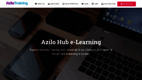 What Azilo.com website looked like in 2019 (4 years ago)
