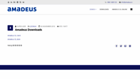 What Amadeus.si website looked like in 2019 (4 years ago)
