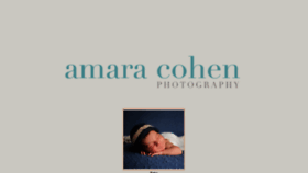 What Amaracohenphotography.com website looked like in 2019 (4 years ago)