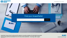 What Anaestheticgroup.com.au website looked like in 2019 (4 years ago)