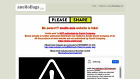 What Anellobags.com website looked like in 2019 (4 years ago)