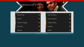 What Audienciatv.com website looked like in 2019 (4 years ago)