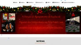 What Aefv.edu.pt website looked like in 2019 (6 years ago)
