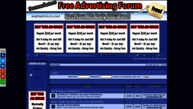 What Adsfreeforum.com website looked like in 2019 (4 years ago)