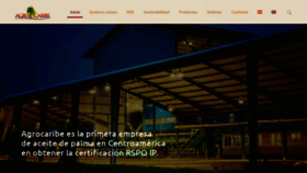 What Agrocaribe.com website looked like in 2019 (4 years ago)