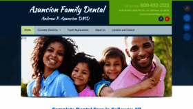 What Asunciondental.com website looked like in 2019 (4 years ago)