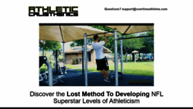 What Athleticcalisthenics.com website looked like in 2019 (4 years ago)
