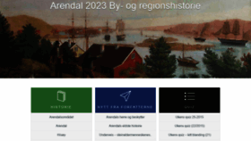 What Arendal2023.no website looked like in 2019 (4 years ago)