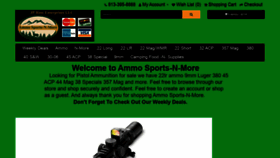 What Ammosportsnmore.com website looked like in 2019 (4 years ago)
