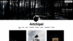 What Artchipel.com website looked like in 2019 (4 years ago)