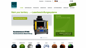What Aci-laser.de website looked like in 2019 (4 years ago)
