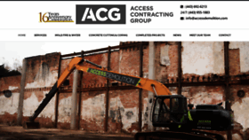 What Accessdemolition.com website looked like in 2019 (4 years ago)