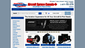What Aircraftspruce.ca website looked like in 2019 (4 years ago)