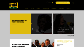 What Africaradio.com website looked like in 2019 (4 years ago)