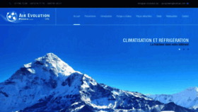 What Air-evolution.be website looked like in 2019 (4 years ago)