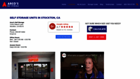 What Arcosstoragestockton.com website looked like in 2019 (4 years ago)