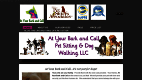 What Atyourbarkandcall222.com website looked like in 2019 (4 years ago)