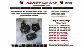 What Alexandriaclaycoop.com website looked like in 2019 (4 years ago)