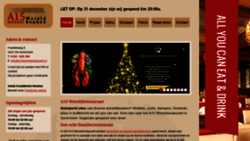 What A15wereldrestaurant.nl website looked like in 2019 (4 years ago)