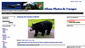 What Albumphotosvoyages.fr website looked like in 2019 (4 years ago)