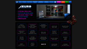 What Azuro.cz website looked like in 2019 (4 years ago)