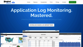 What Applicationlogmonitoring.org website looked like in 2019 (4 years ago)