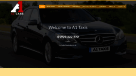 What A1taxicabs.co.uk website looked like in 2019 (4 years ago)