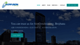 What Aaerfusion.com.au website looked like in 2019 (4 years ago)