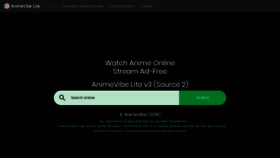 What Animevibe.tv website looked like in 2019 (4 years ago)