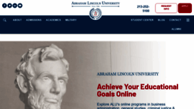 What Alu.edu website looked like in 2019 (4 years ago)