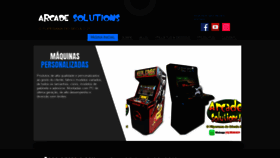 What Arcadesolutions.com.br website looked like in 2019 (4 years ago)