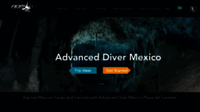What Advanceddivermexico.com website looked like in 2019 (4 years ago)