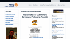 What Asburyparkrotary.org website looked like in 2019 (4 years ago)
