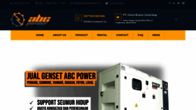 What Abcpowergenset.com website looked like in 2019 (4 years ago)