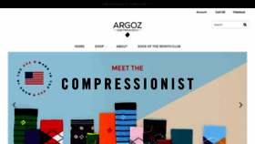 What Argoz.com website looked like in 2019 (4 years ago)