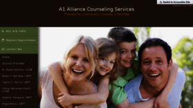 What A1alliancecounselingservices.com website looked like in 2019 (4 years ago)