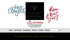 What Aholisticsolution.com website looked like in 2019 (4 years ago)