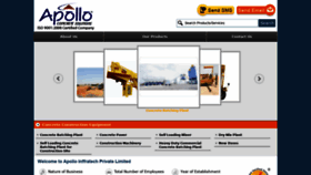 What Apolloconcreteproducts.com website looked like in 2019 (6 years ago)