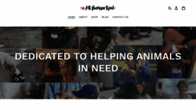 What Allhumanekind.com website looked like in 2019 (4 years ago)
