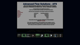 What Advancedflowsolutions.com website looked like in 2019 (4 years ago)