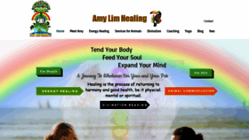 What Amylimhealing.com website looked like in 2019 (4 years ago)