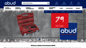 What Abud.pl website looked like in 2019 (4 years ago)