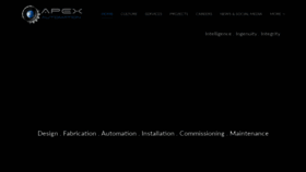 What Apexautomation.ca website looked like in 2019 (4 years ago)