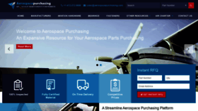 What Aerospacepurchasing.com website looked like in 2019 (4 years ago)